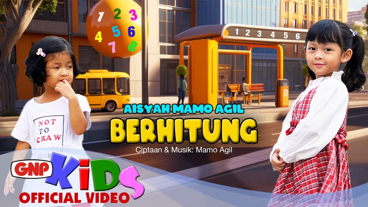 Berhitung &ndash; Aisyah Mamo Agil | Lagu Anak Anak Indonesia Belajar Angka & Menghitung Ceria
