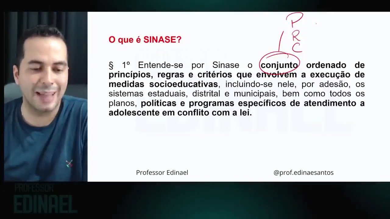 Concurso IASES - Sistema Nacional de Atendimento Socioeducativo (SINASE) Questões 01
