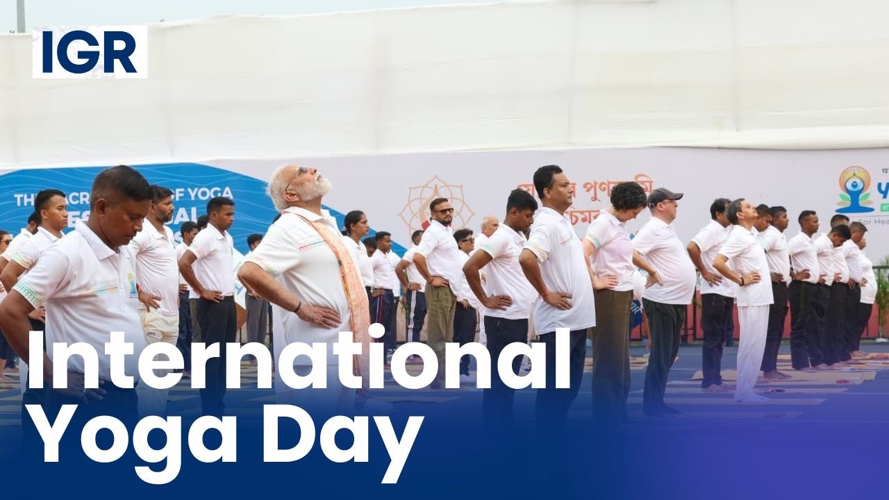 PM Modi Leads International Yoga Day Celebrations In Kolkata | IGR | India Global Review