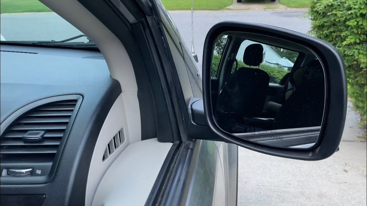 How To Replace 2015 Dodge Grand Caravan Passenger Mirror