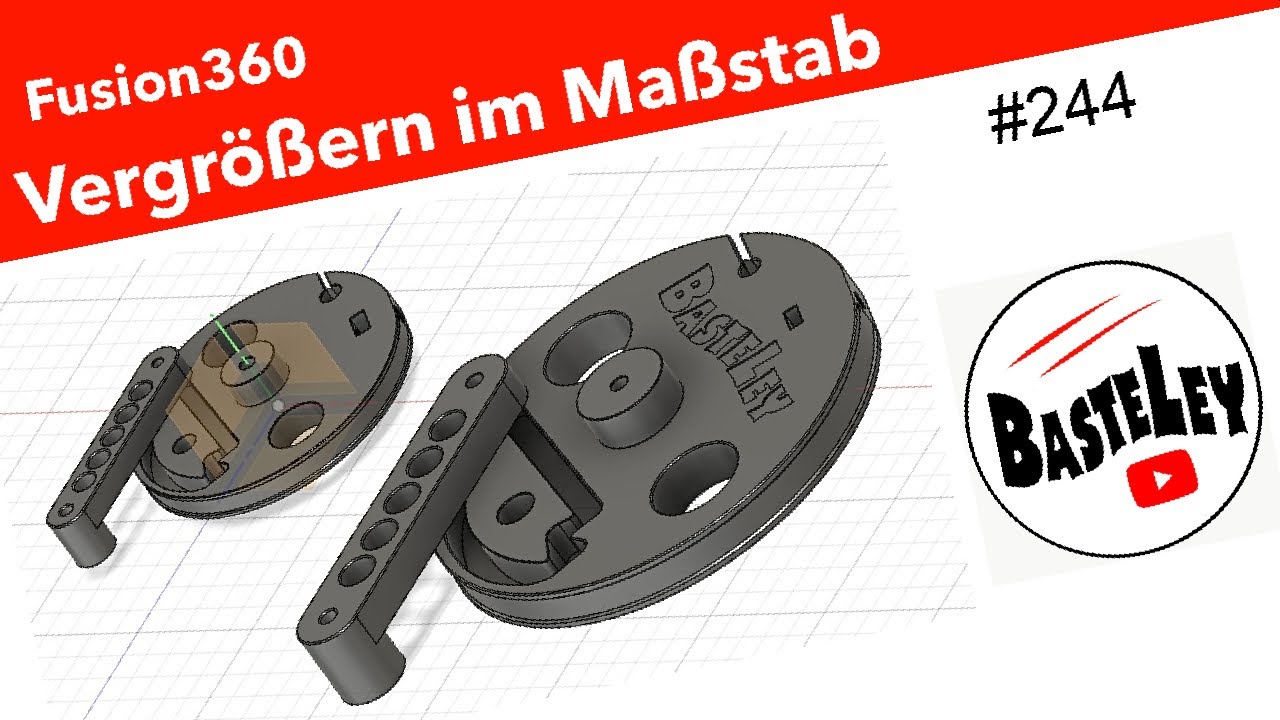 Fusion360 Vergrößern im Maßstab #244