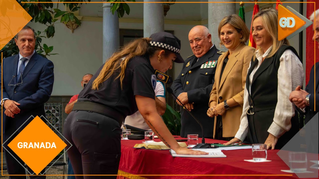 Toma de posesión de los nuevos agentes de la Policía Local de Granada