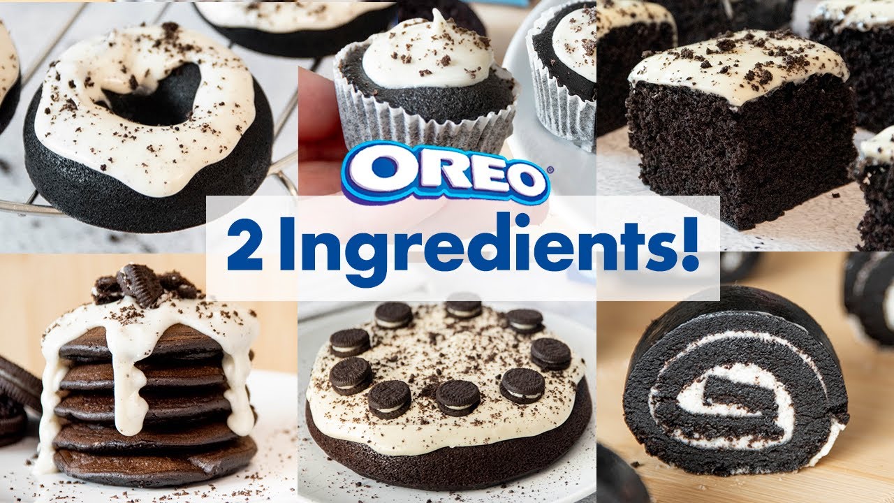 10 Easy 2 INGREDIENT Oreo Desserts 💙 | Easy to Make Desserts