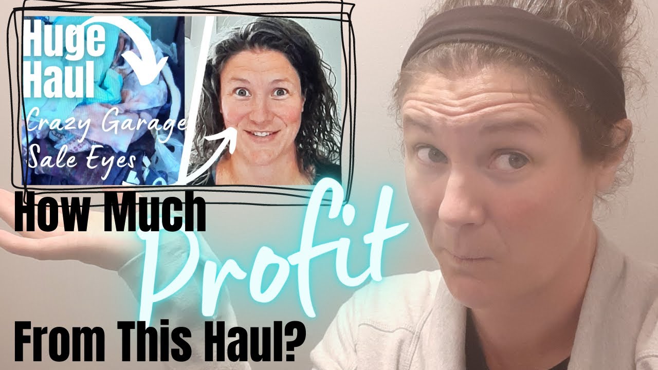 How Much Money Did I Make From This Garage Sale and Church Sale Haul? // Throw Back Thrift Haul