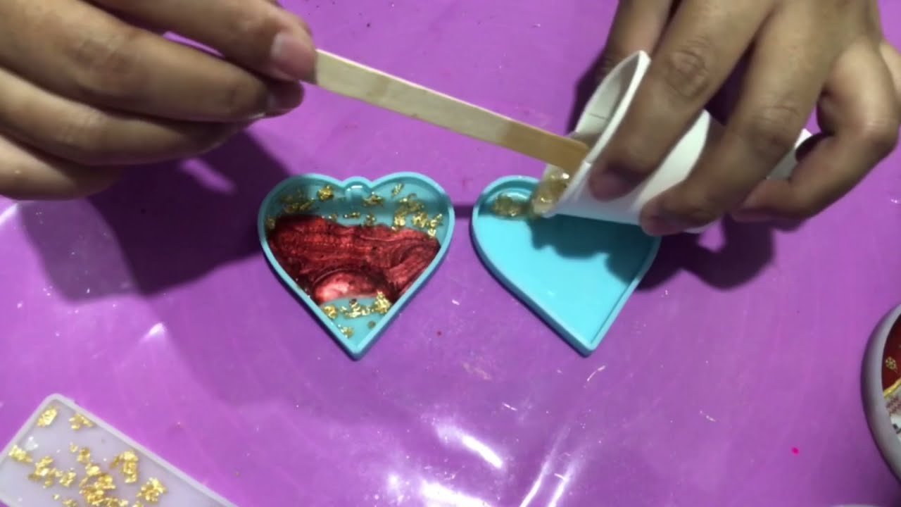 #26: Red Heart Resin Keychain ❤️❤️❤️
