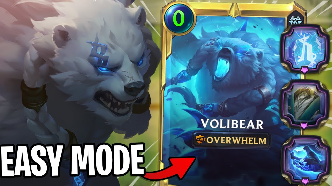 The Most BROKEN Lissandra Run with Icon of Valhir Volibear - Legends of Runeterra