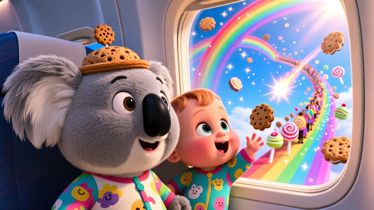 Koala Flies a Cookie Plane 🥠✈️🦘 | Fun Kids Song for Toddlers | Sing Along & Sweet Adventure