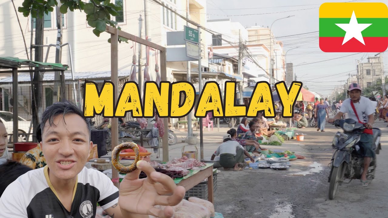 Local Wet Market in Mandalay, Myanmar