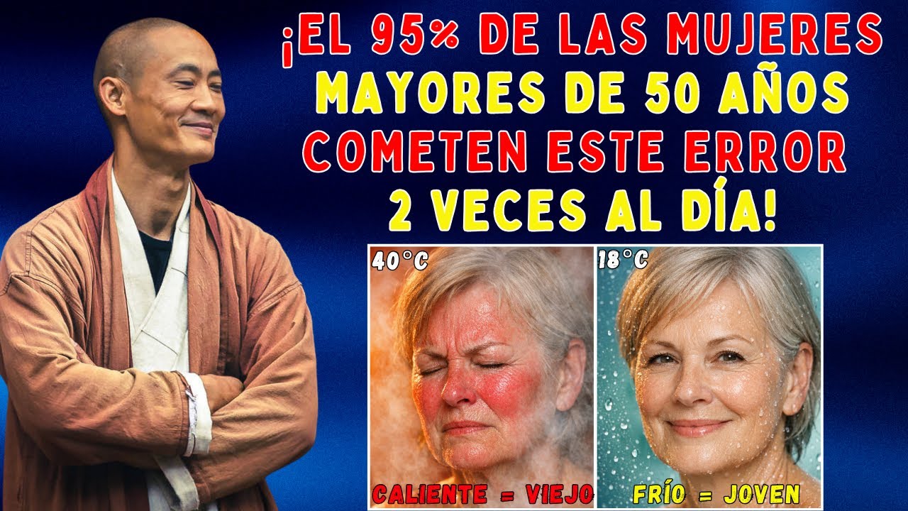 ¡Te lavas la cara a la temperatura incorrecta! Este error destruye tu colágeno 50+