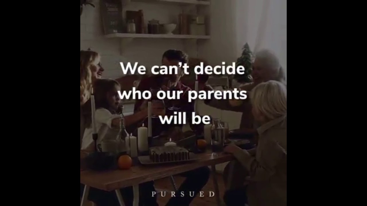 We can’t choose our family