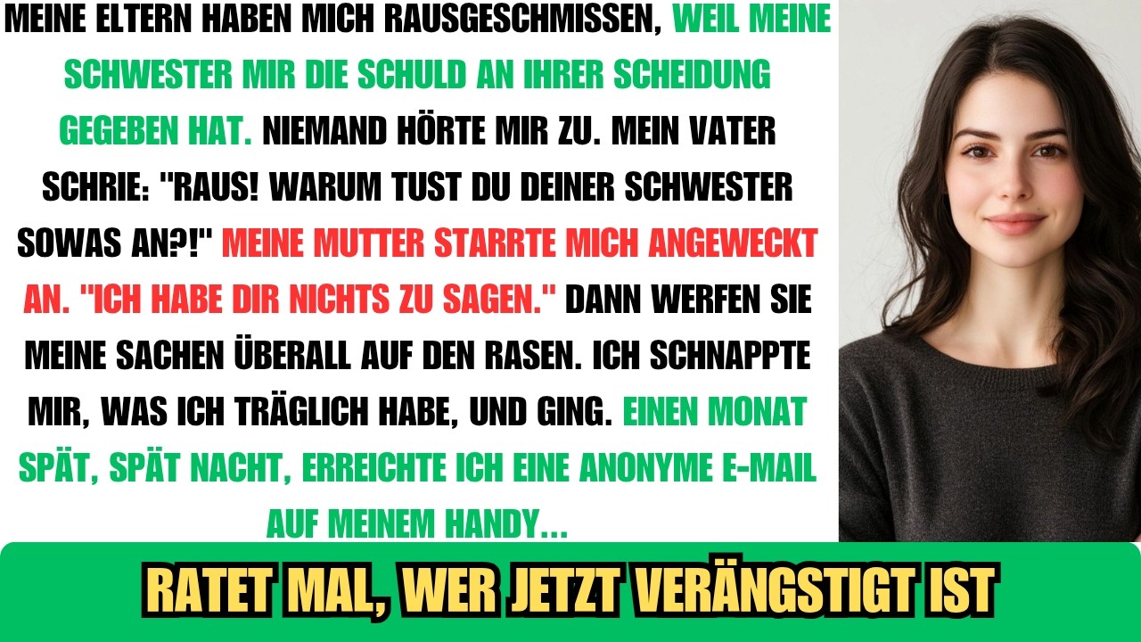 Meine Eltern warfen mich raus wegen ihrer Scheidung – bis eine E-Mail alles änderte