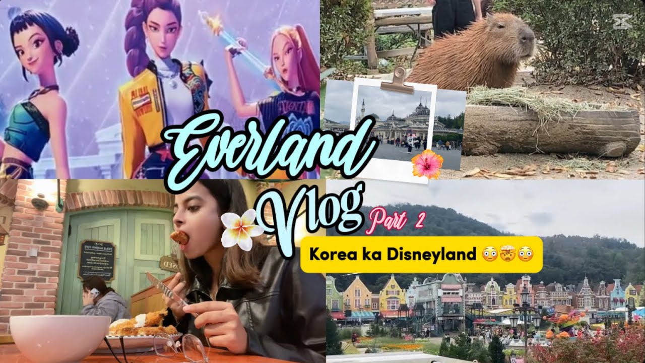 Корея в Диснейленде🇰🇷🇮🇳 Корея в мечту о путешествии 🤯🤩 Видеоблог Everland Часть 2 🎀🎀