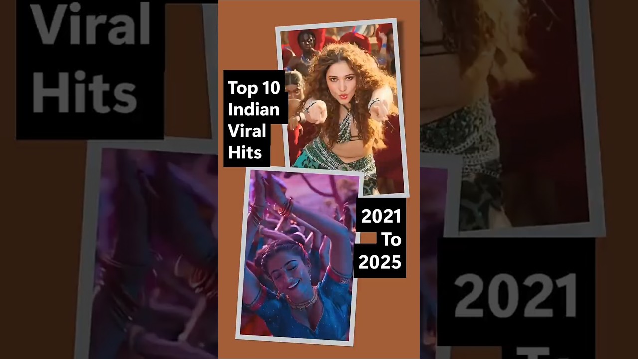 Top 10 Indian Viral Hits (2021&ndash;2025) 🔥🎶 | MusicTally | #shorts #songs #viralhits