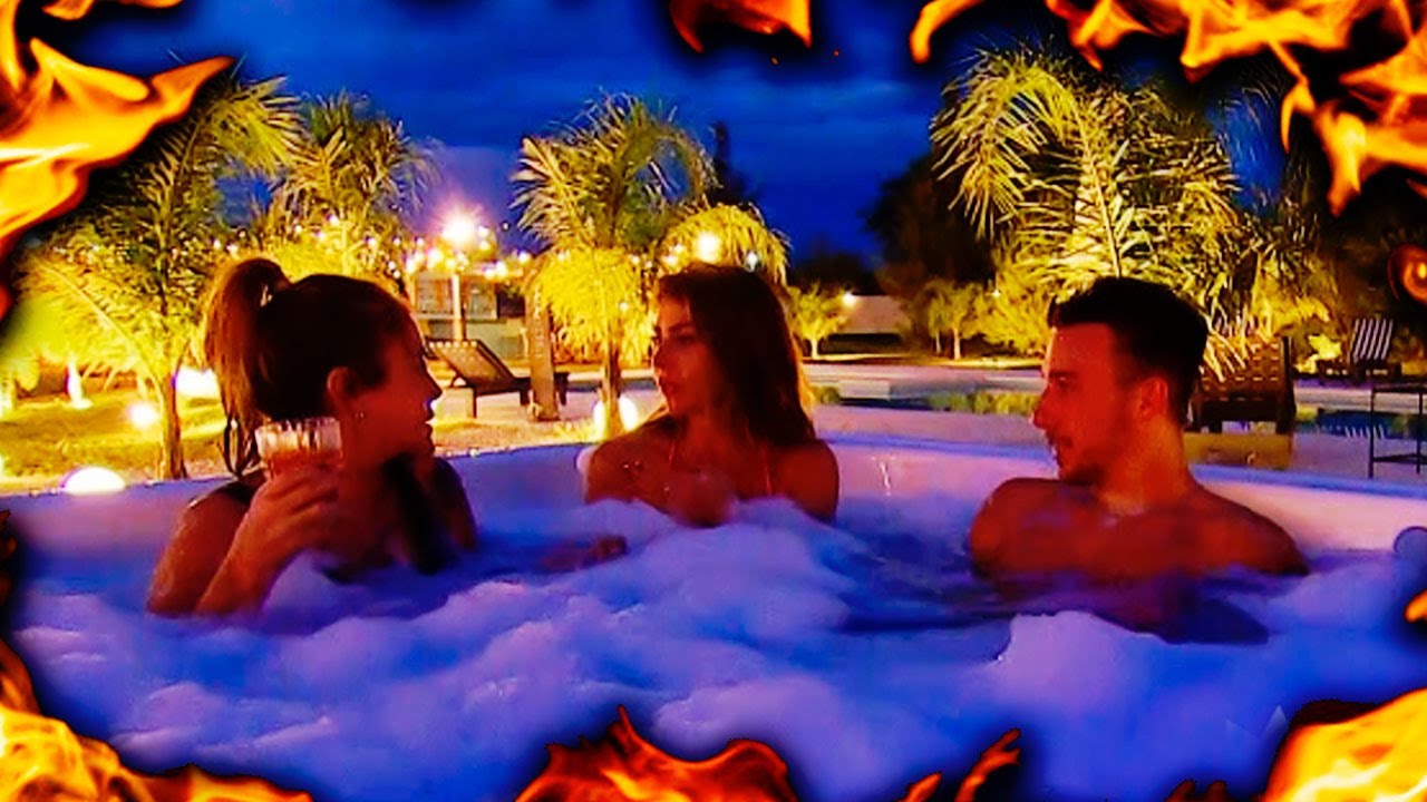¡Se eleva la temperatura! Martín Salwe se metió al jacuzzi con Majo Martino y Silvina Luna