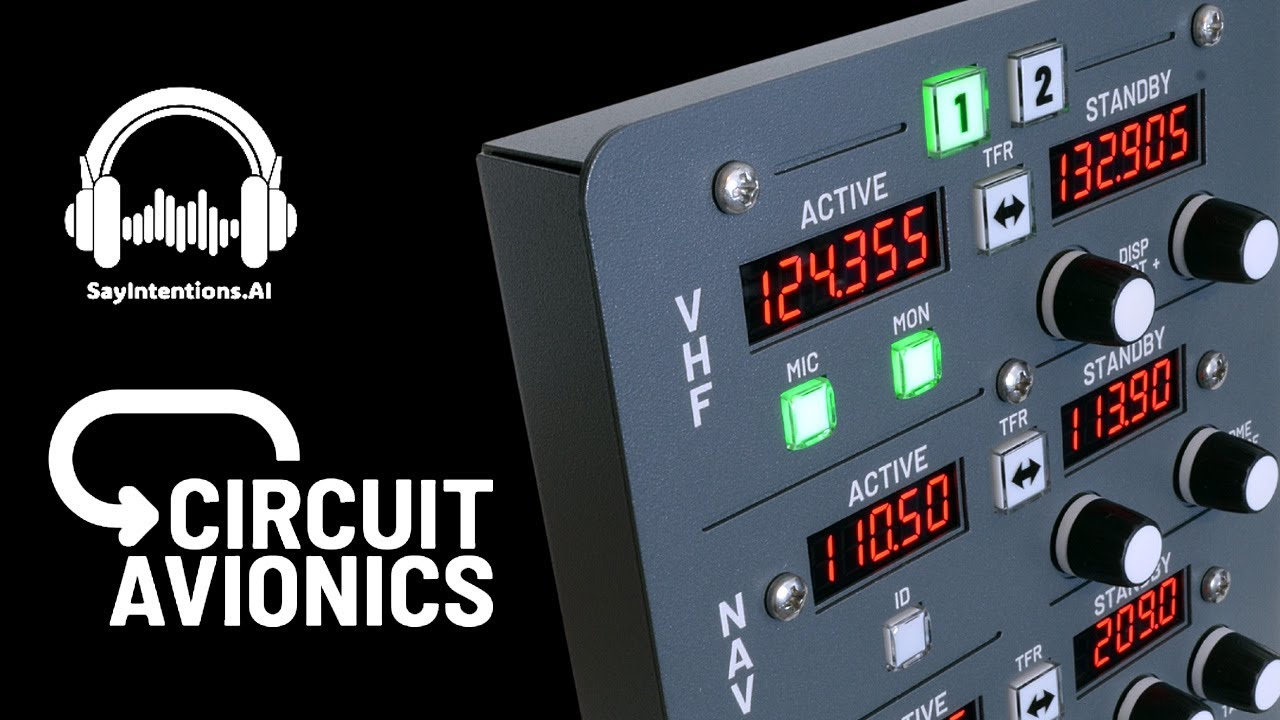 Circuit Avionics radio stack: full review and test flight with SayIntentions.AI