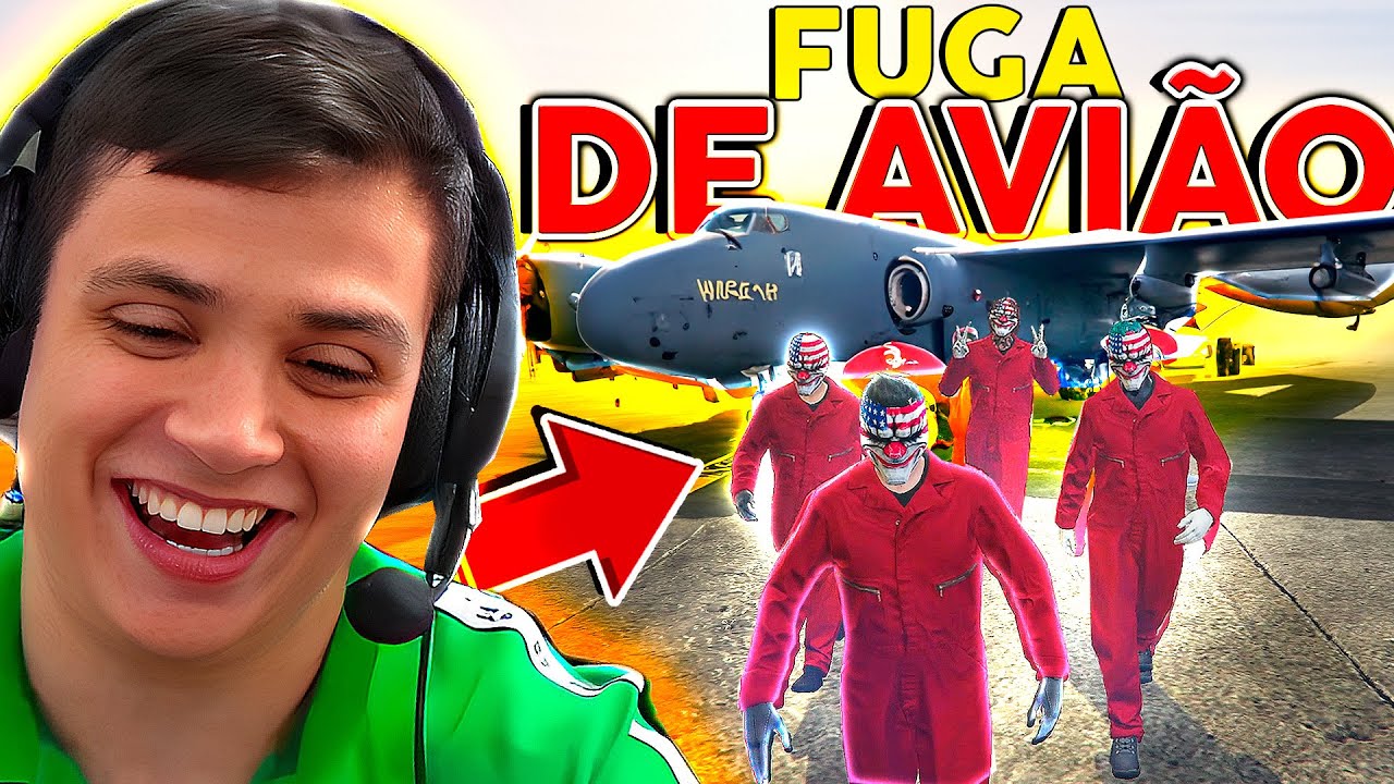 GOLPE de MILHÕES e FUGA AÉREA no GTA RP 😱 (Paulinho o LOKO)