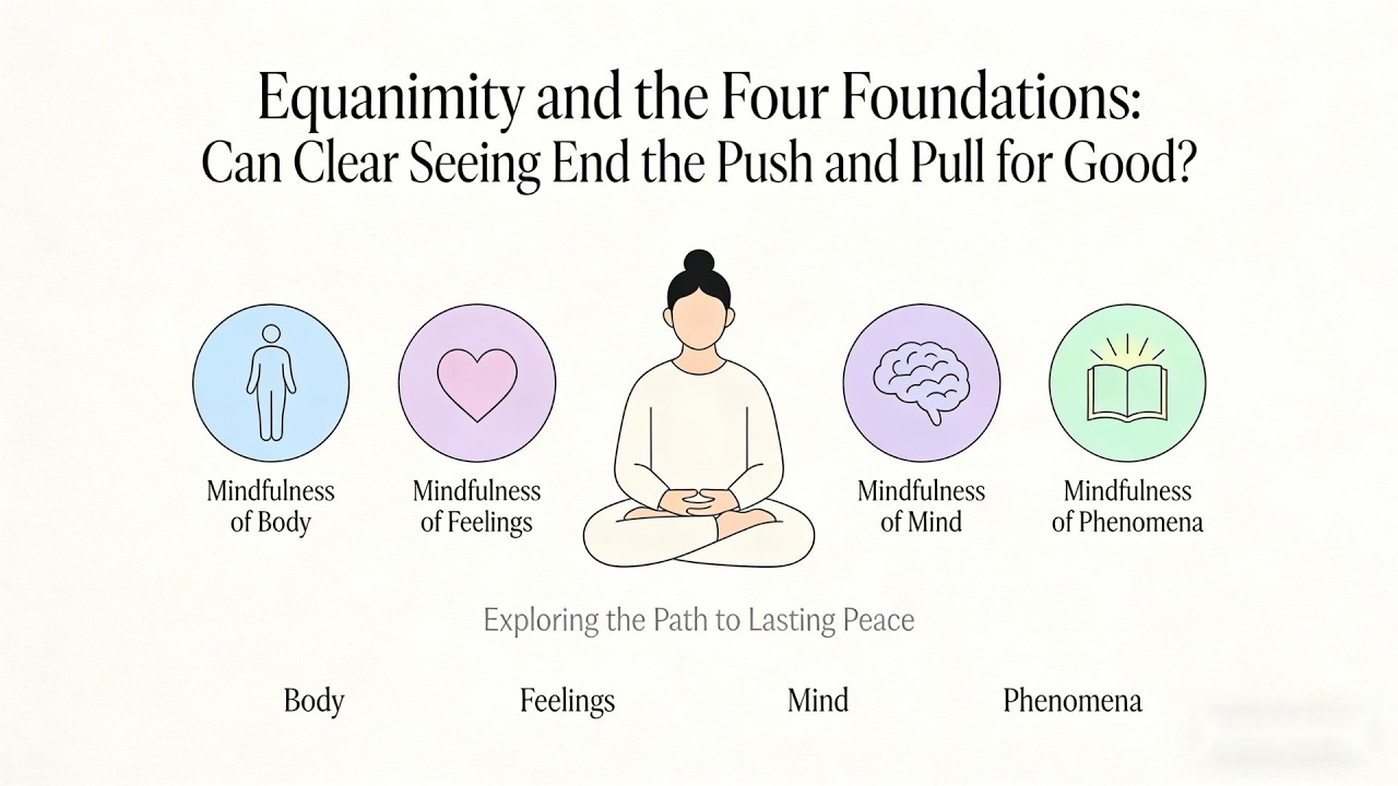 Equanimity and the Four Foundations：Can Clear Seeing End the Push and Pull for Good？