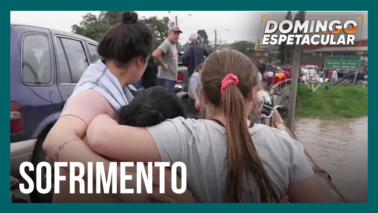 Tragédia no RS: Domingo Espetacular mostra o sofrimento de quem perdeu tudo em questão de horas