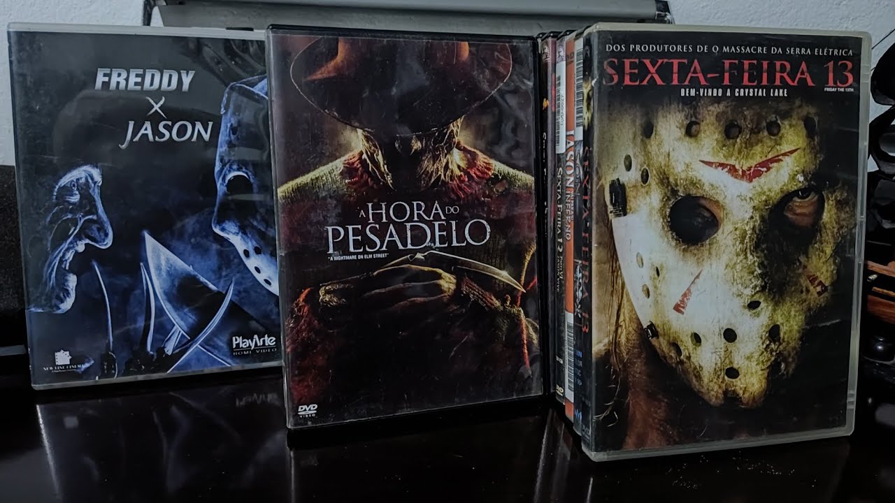DVDs de clássicos do terror 