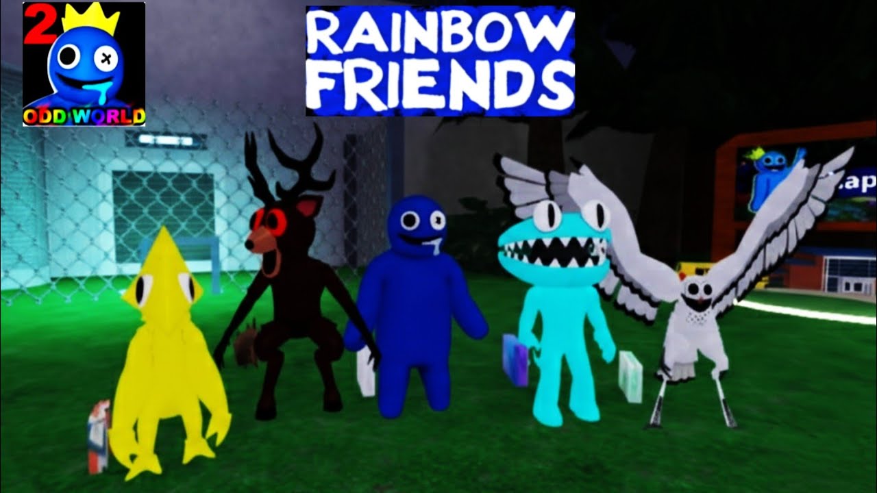 Playing As Blue Monster  Yellow  Monster Owl Deer Ram In  Rainbow Friends Chapter 2 