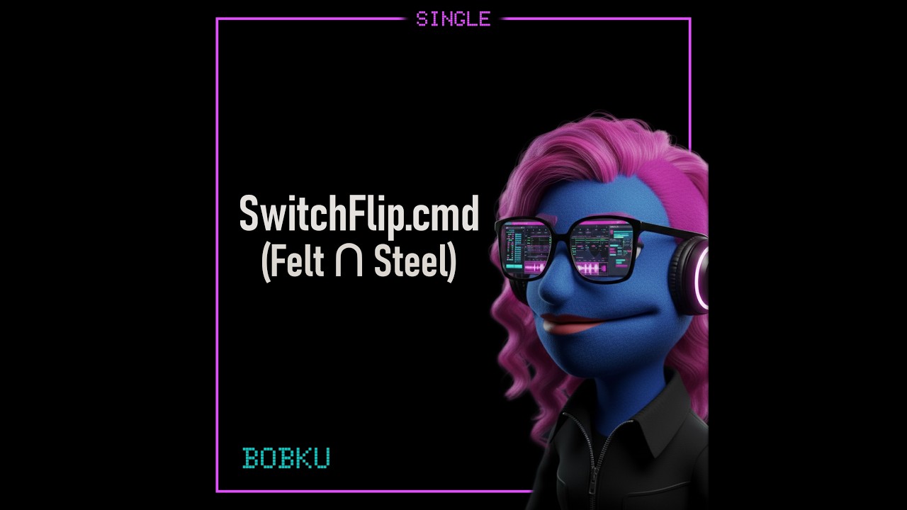 Bobku - SwitchFlip.cmd (Felt ∩ Steel) [Official Lyric Video]
