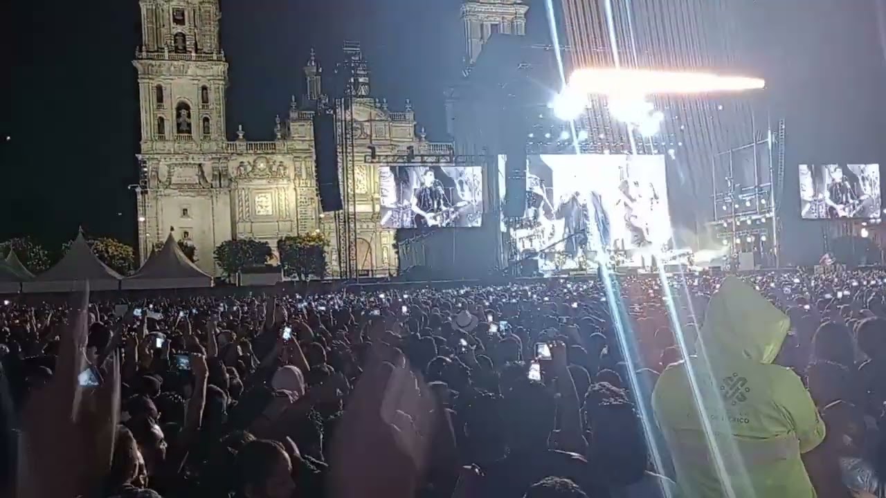fabulosos Cadillacs en el zócalo CDMX