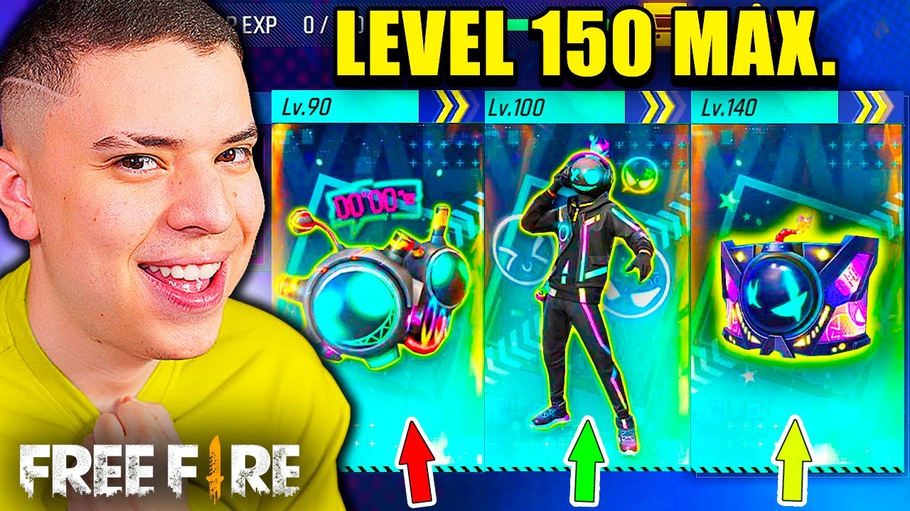¡COMPRE TODO EL NUEVO PASE BOOYAH PREMIUM DE FREE FIRE! *+150 NIVELES*