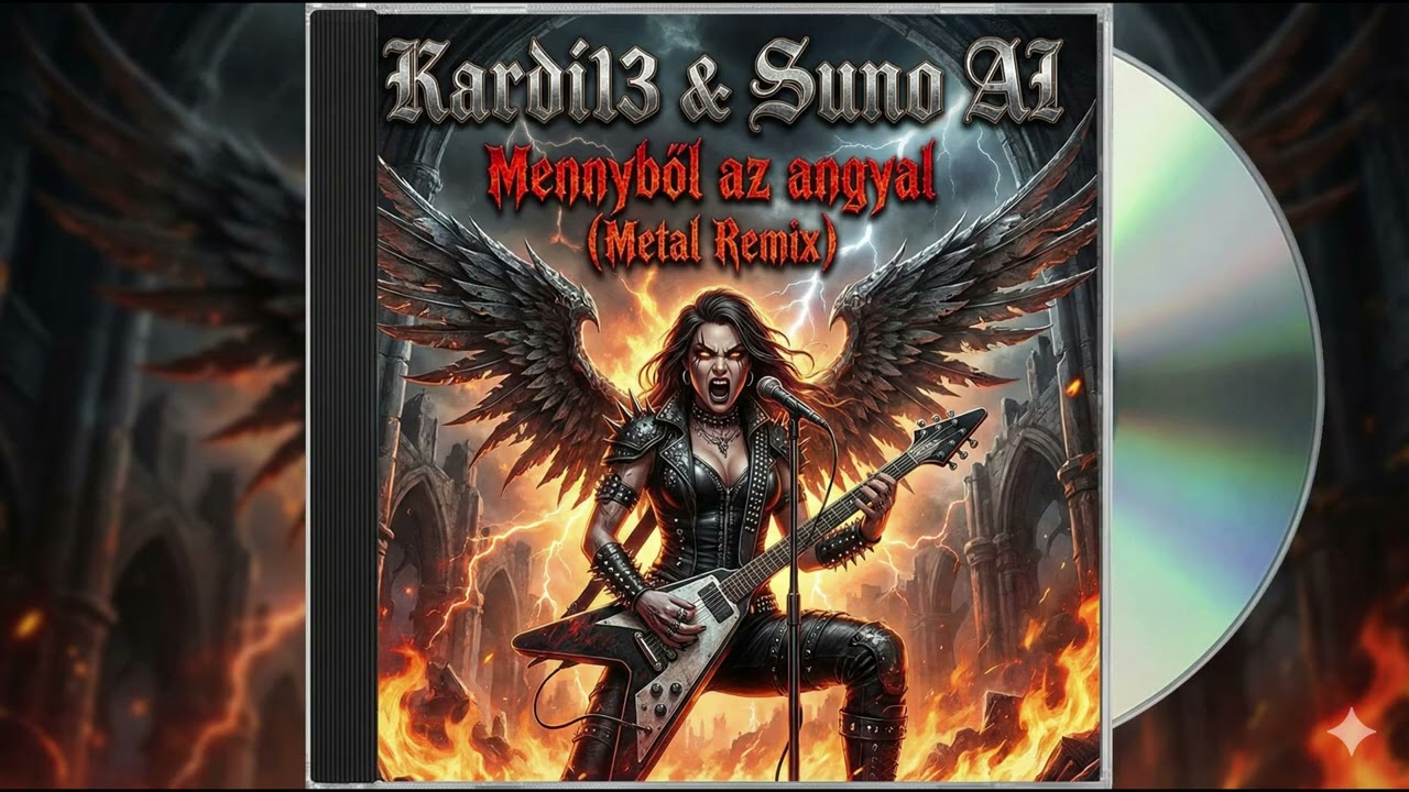 Kardi13 & Suno V5 - Mennyből az angyal (Metal Remix)