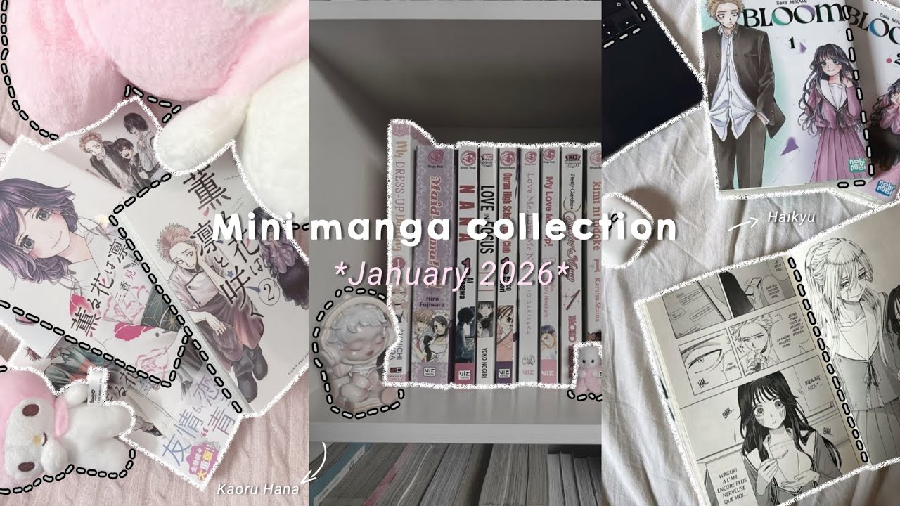 Mini mangá collection .ᐟ.ᐟ | Haikyu, Kaoru Hana, Tokyo Revengers and Perfect World .ᐟ.ᐟ