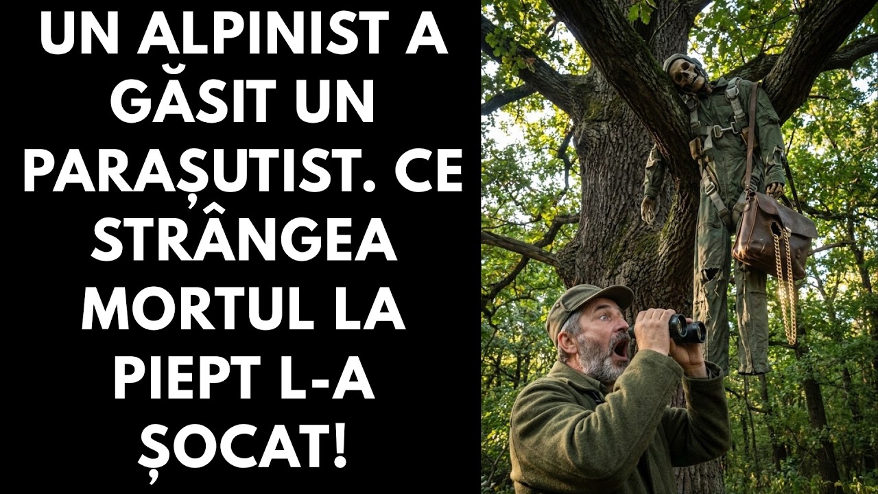Un alpinist a găsit un parașutist. Ce strângea mortul la piept l-a șocat!