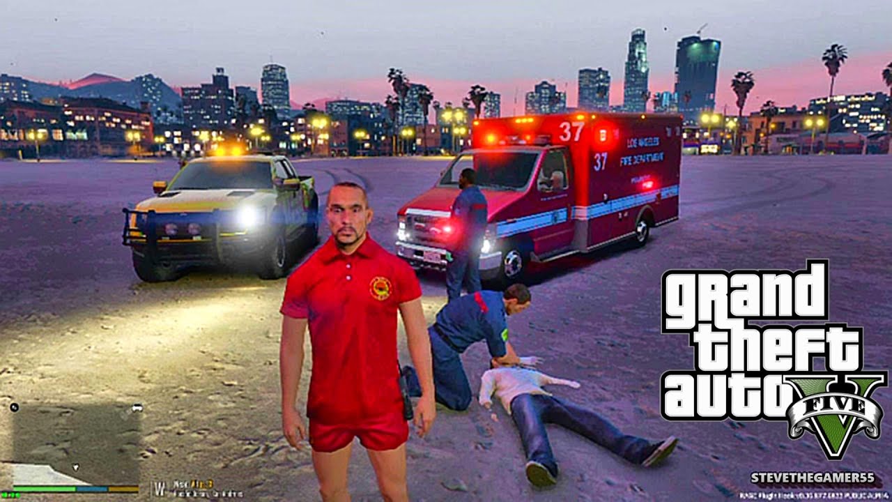 GTA 5 - Rescue Mod V - LIFEGUARD/ COAST GUARD 5 - (GTA 5 Rescue Mod PC MODS)