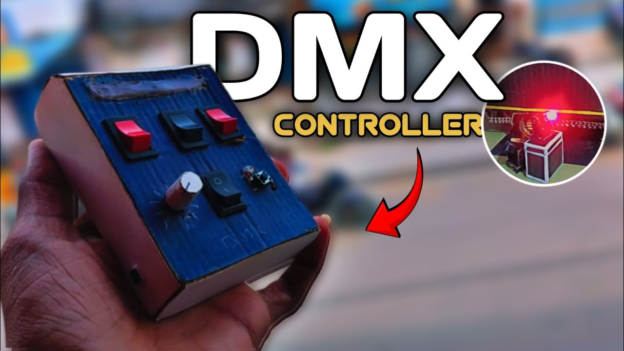 How To Make Mini DJ DMX Lights Controller || Noise Minisound ||#omkar72  #jayganesh76
