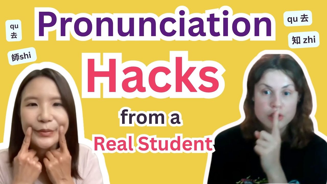Chinese Tones & Pronunciation Hacks 1 -Struggling with zh, ch, sh in Chinese? Watch this!