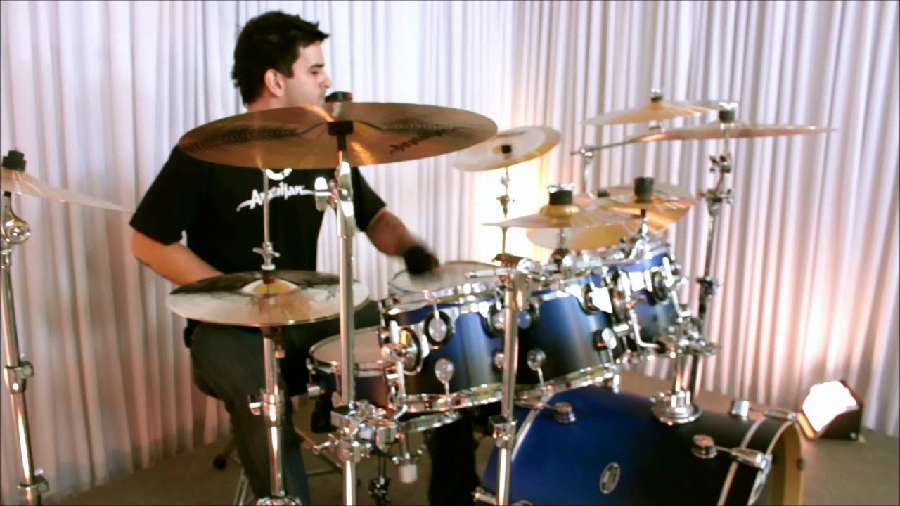 PDP FS Birch drumset sound check - Bruno Graveto Charlie Brown Jr.