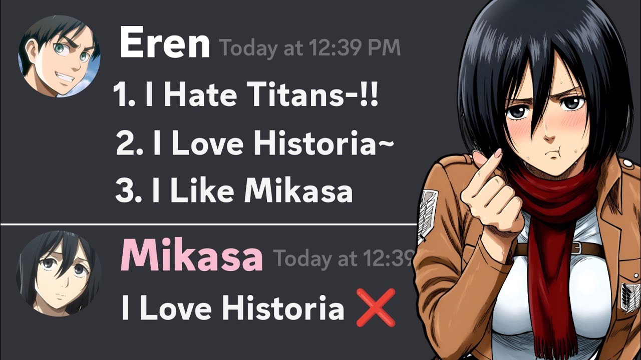 If Attack On Titan Characters Played 2 Truths and 1 Lie...