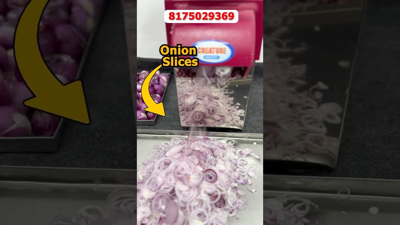 Onion Slicer Machine | Onion cutting machine