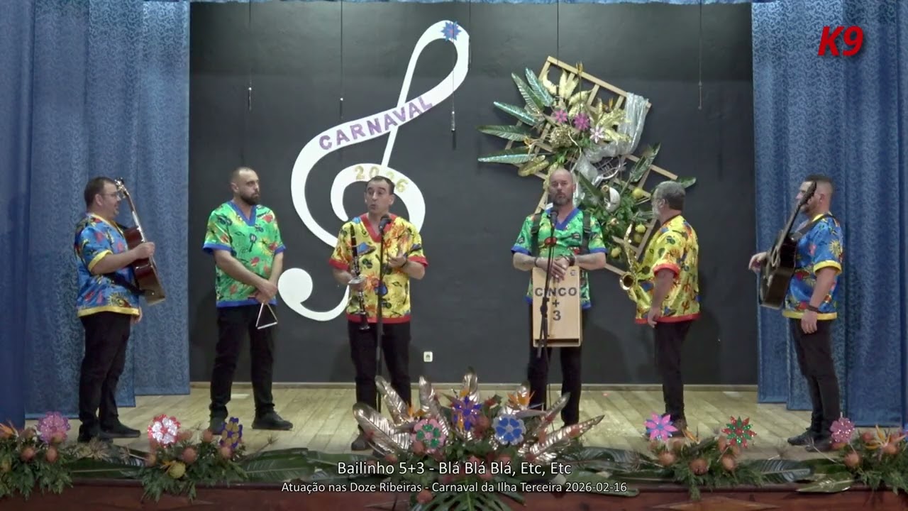 Bailinho 5+3 - Blá Blá Blá, Etc, Etc -  Carnaval da Ilha Terceira 2026