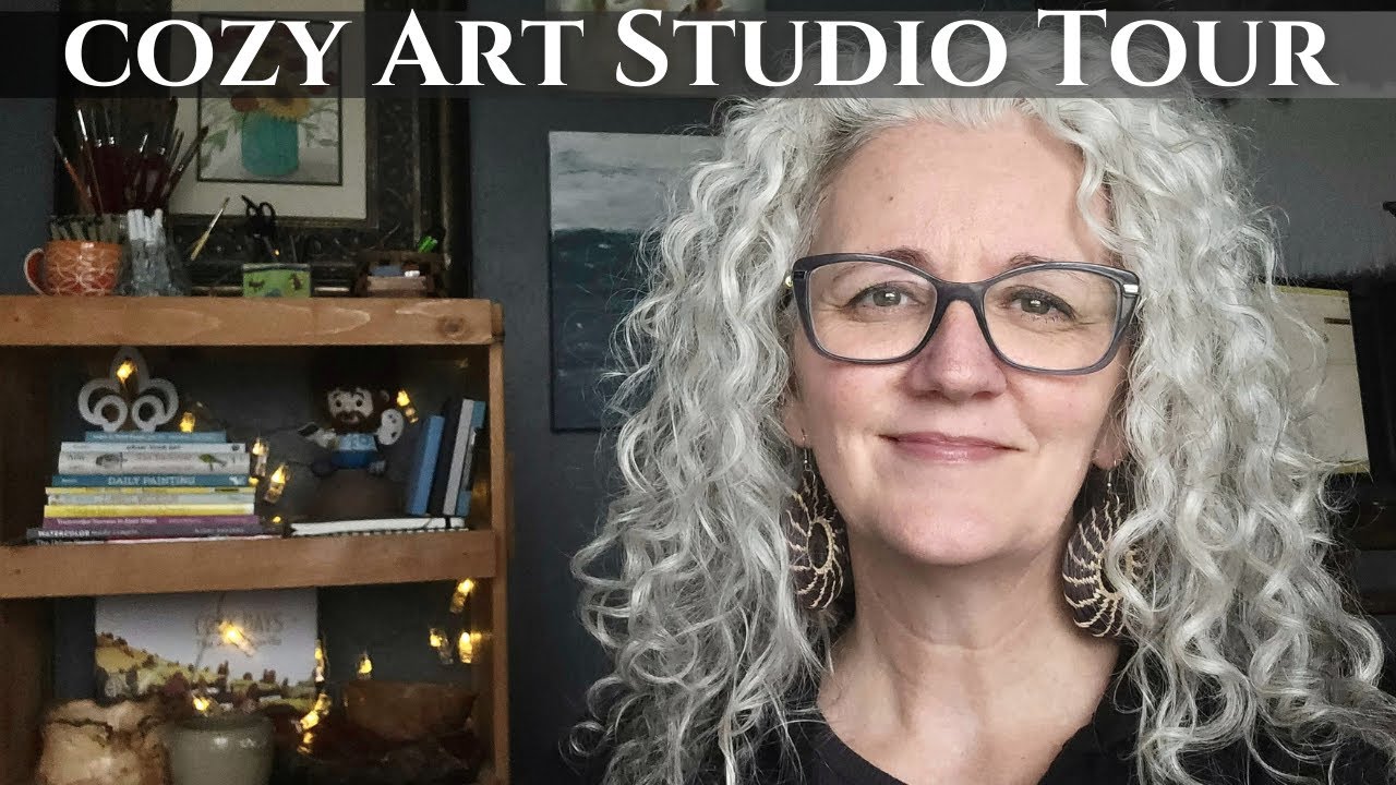 Small Space Art Studio Tour – Making Art in a Real-Life Room