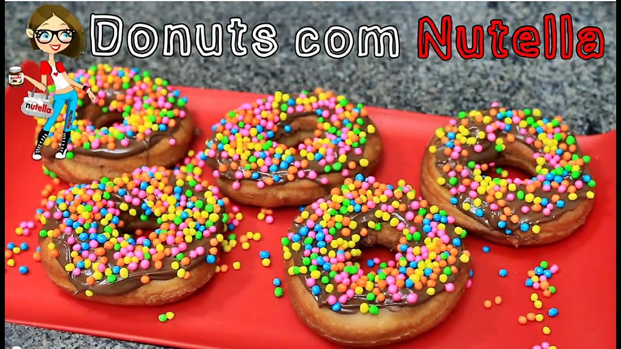 ♡ Donuts com nutella - Sisters Lellis