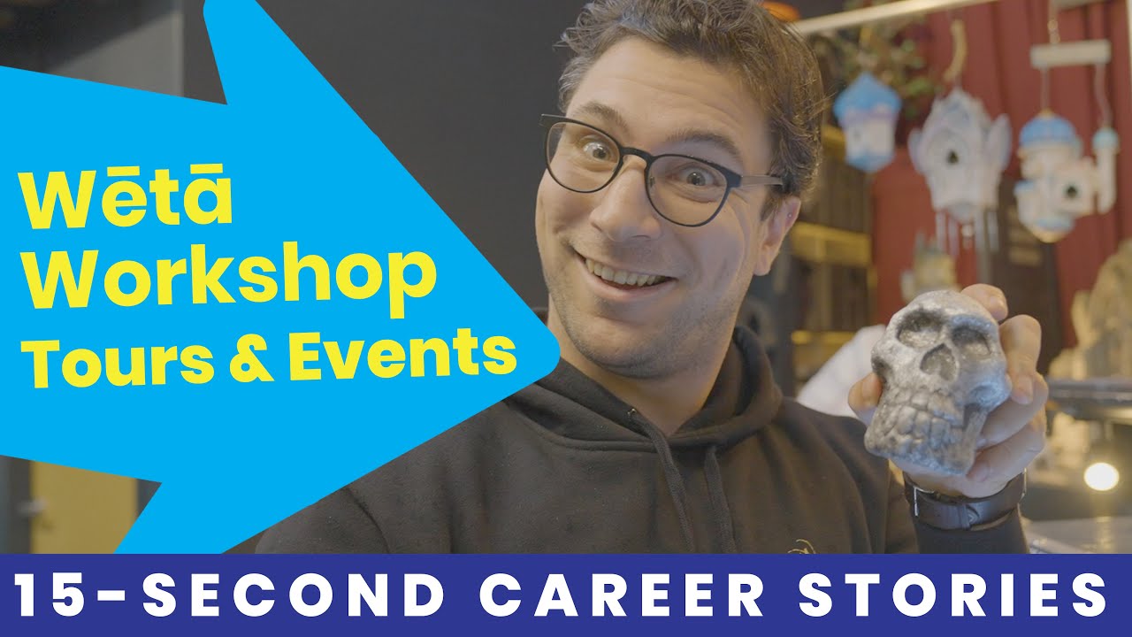 Wētā Workshop Tours & Events | 15-second career story