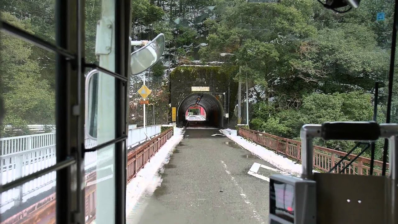 奈良交通 八木新宮線 前面展望 上野地～十津川村役場～折立～十津川温泉