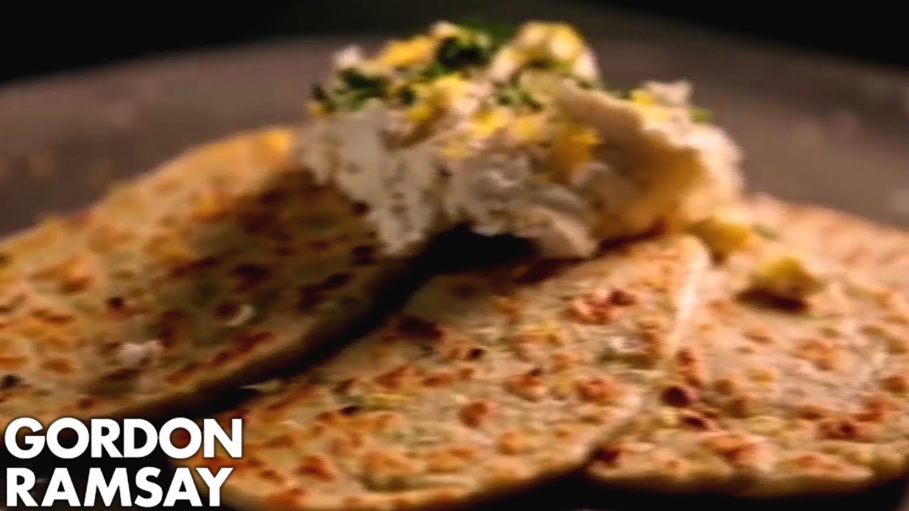 Leek Flatbreads with Ricotta and Lemon | Gordon Ramsay