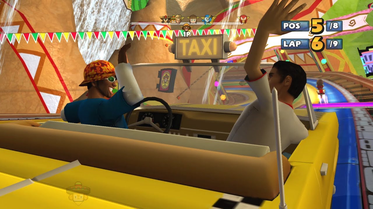 BD JOE Rocky-Coaster 9 Laps Expert (ONLY MUSIC! Request) Sonic & Sega All-Stars Racing! PC (2021)