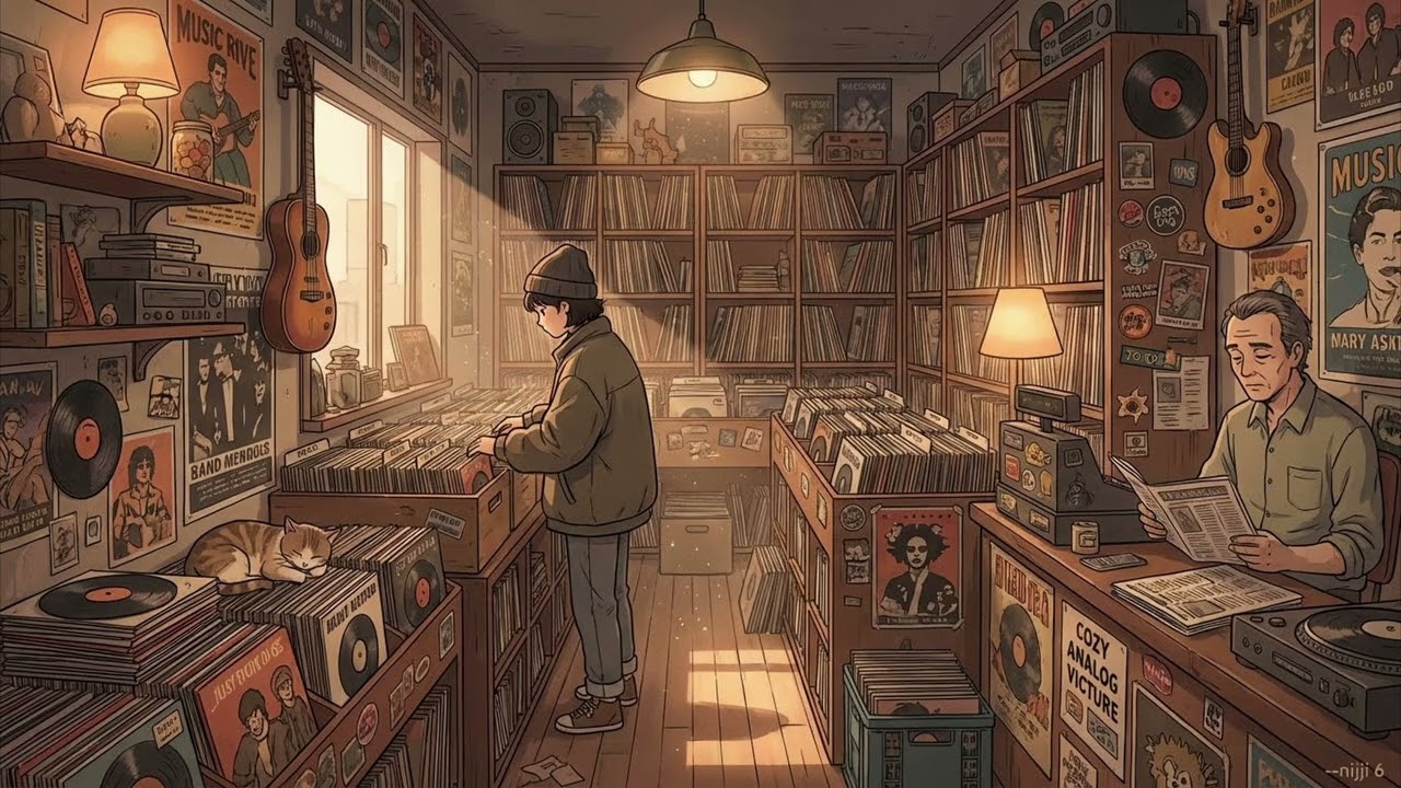 A lofi playlist for an overactive mind in a quiet room