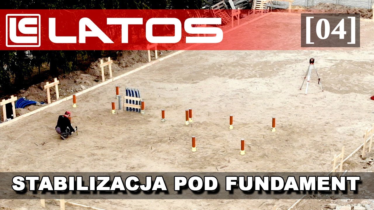 Przygotowanie podłoża pod płytę fundamentową.