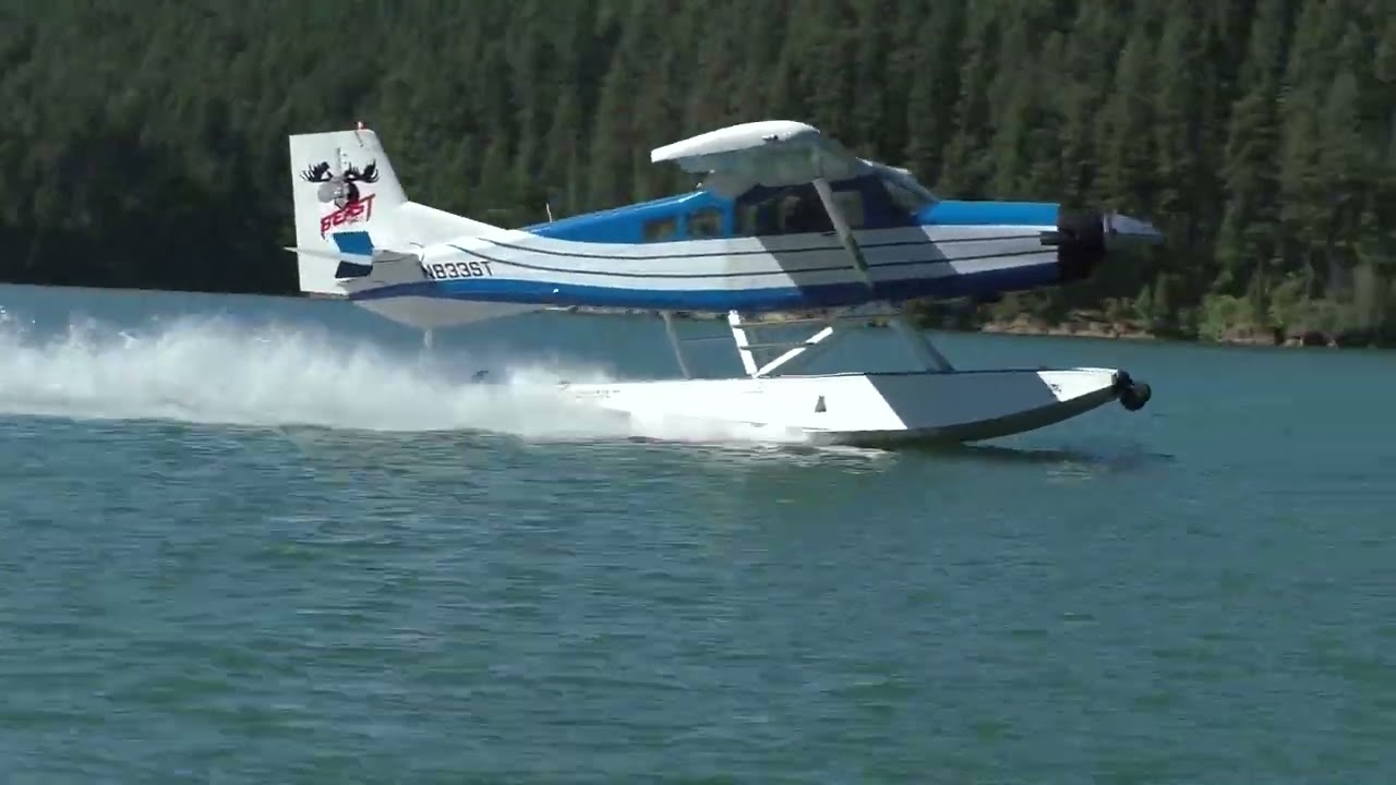 @TurbineMoose TMCX Murphy Moose T-Moose Beast Incredible Float Plane on Dworshak Reservoir Idaho