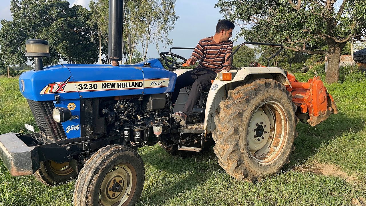 NEW HOLLAND tractor rotavator cultivation performance ❤️&zwj;🔥❤️&zwj;🔥