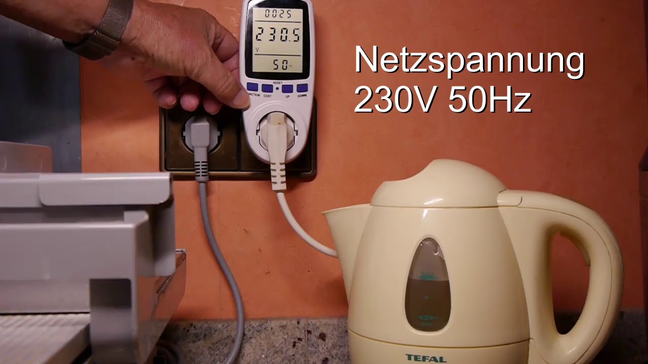 Foraco Steckdose Energiekostenmessgerät Stromverbrauchszähler, Leider ist ein neuer Gefrierschrank f