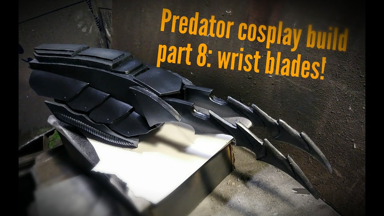 Predator DIY cosplay build part 8 Wrist Blades gauntlet