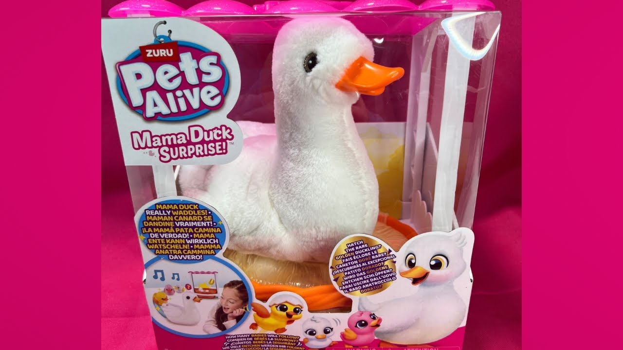Pets Alive Mama Duck & Baby Surprise by ZURU Unboxing & Playthrough